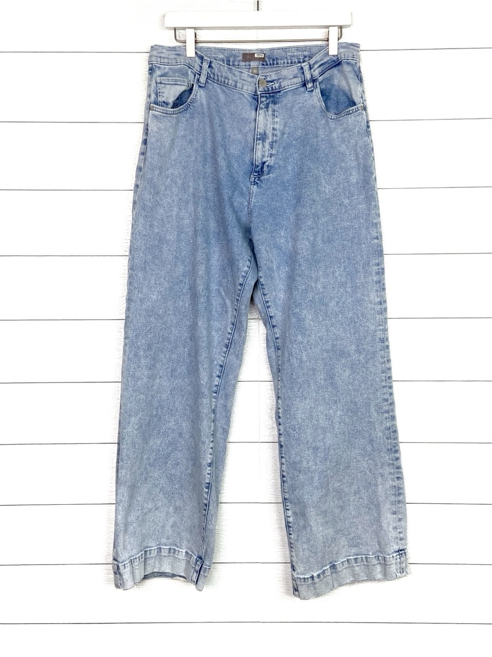DL1961 Zoie Wide Leg Jeans Light Wash Relaxed Vintage Denim High Rise 32